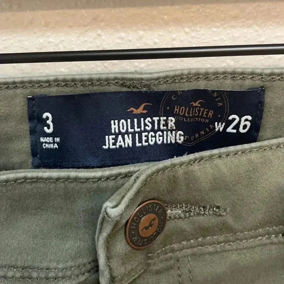 HOLLISTER Women’s Olive Jean Leggings - Picture 4 of 8